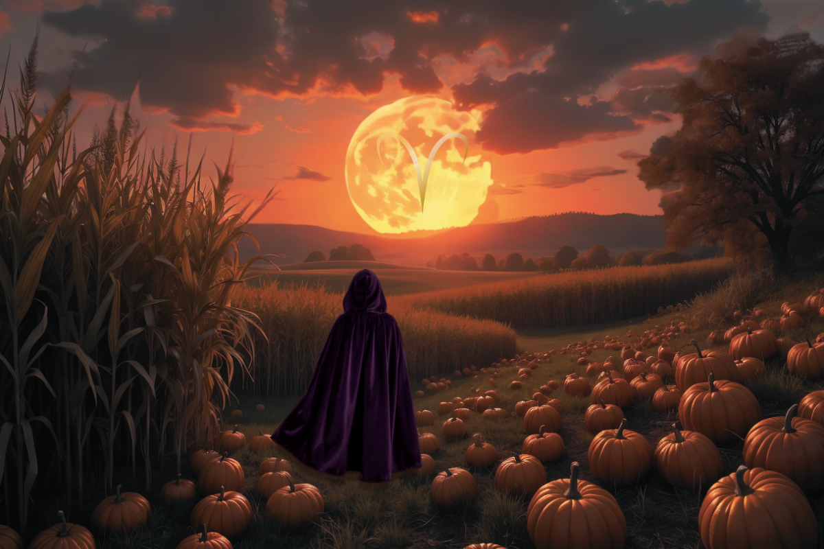 Embrace Courage and Transformation: Aries Full Hunter's Harvest Supermoon