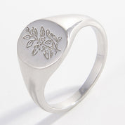 925 Sterling Silver Signet Ring
