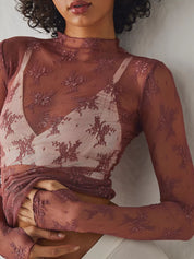 Tribecca Mock Neck Blouse