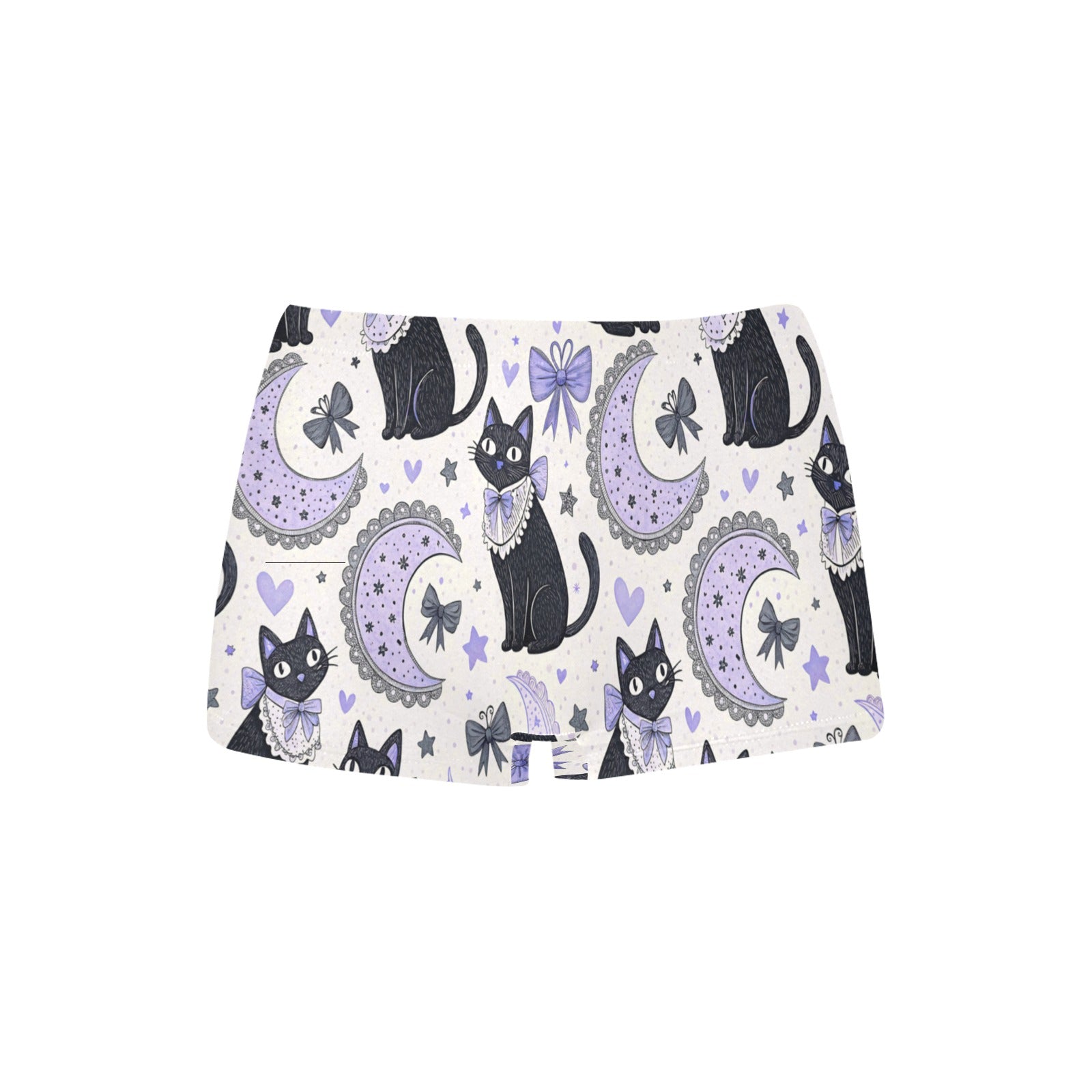 Cutie Kitties Purple TK Exclusive All Over Print Boyshort Panties