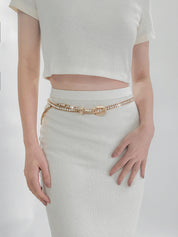 Ice Rhinestone Belt