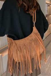 Sheryl Suede Shoulder Bag