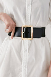 Claus Faux Leather Belt