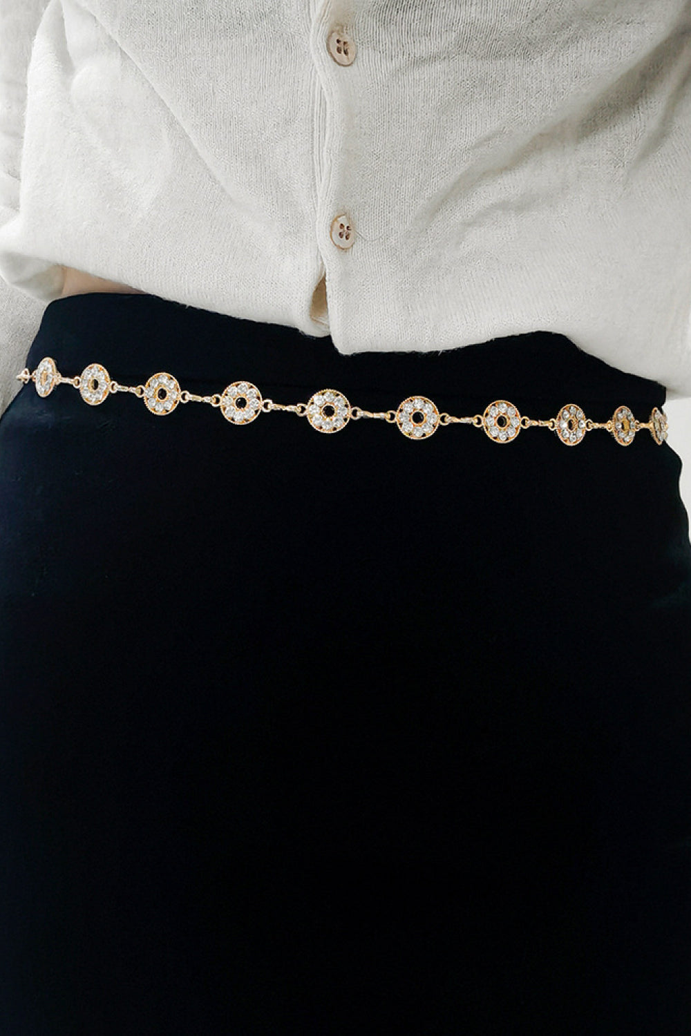 Florets Rhinestone Belt