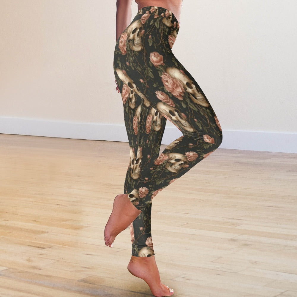 Skulls n Roses TK Exclusive Seamless Leggings | Twilight Kisses
