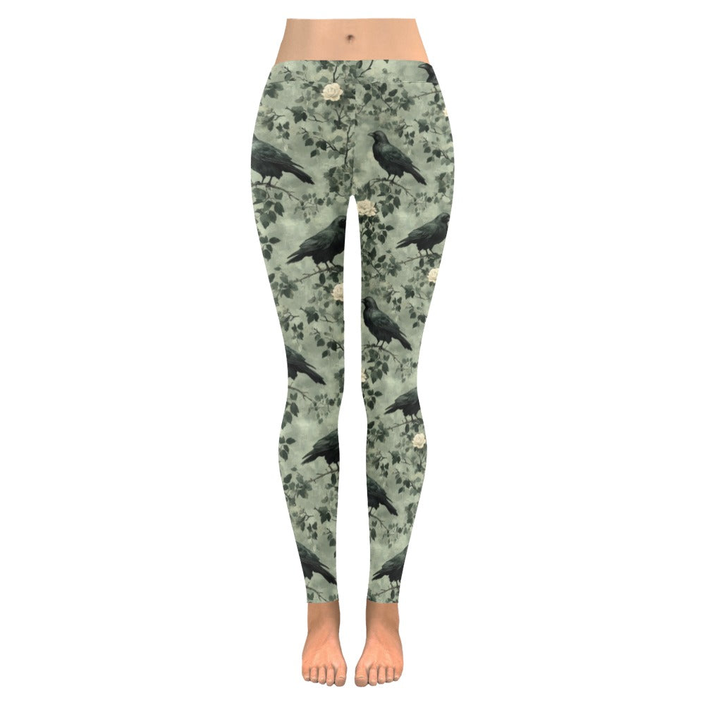 Crows Roses TK Exclusive Seamless Leggings | Twilight Kisses