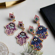 Hamsa Earrings 