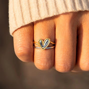 Perfectly Imperfect 925 Sterling Silver Nesting Rings