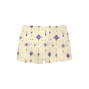 Mystical Lavender Cream TK Exclusive All Over Print Boyshort Panties