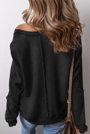 Emma Exposed Seam Sweatshirt