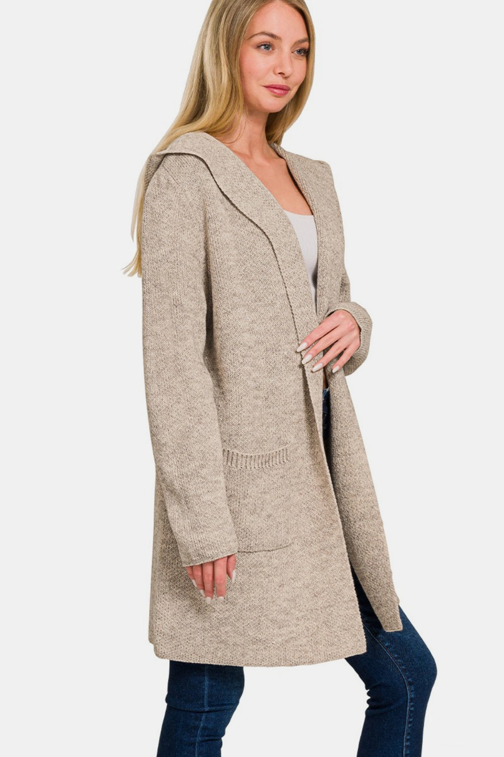 Emma Hooded Sweater Cardigan