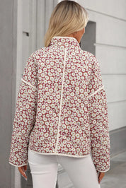 Lazy Daisy Floral Snap Down Jacket