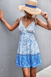 Laura Tie-Shoulder Sun Dress