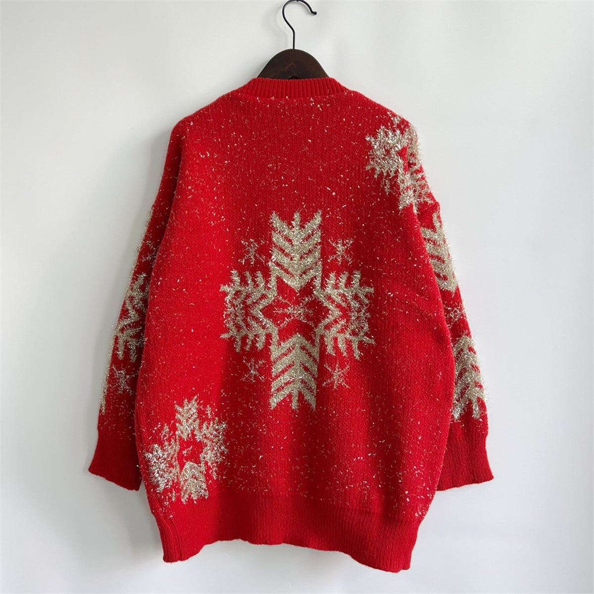 Yulia Oversized Snowflake Sweater