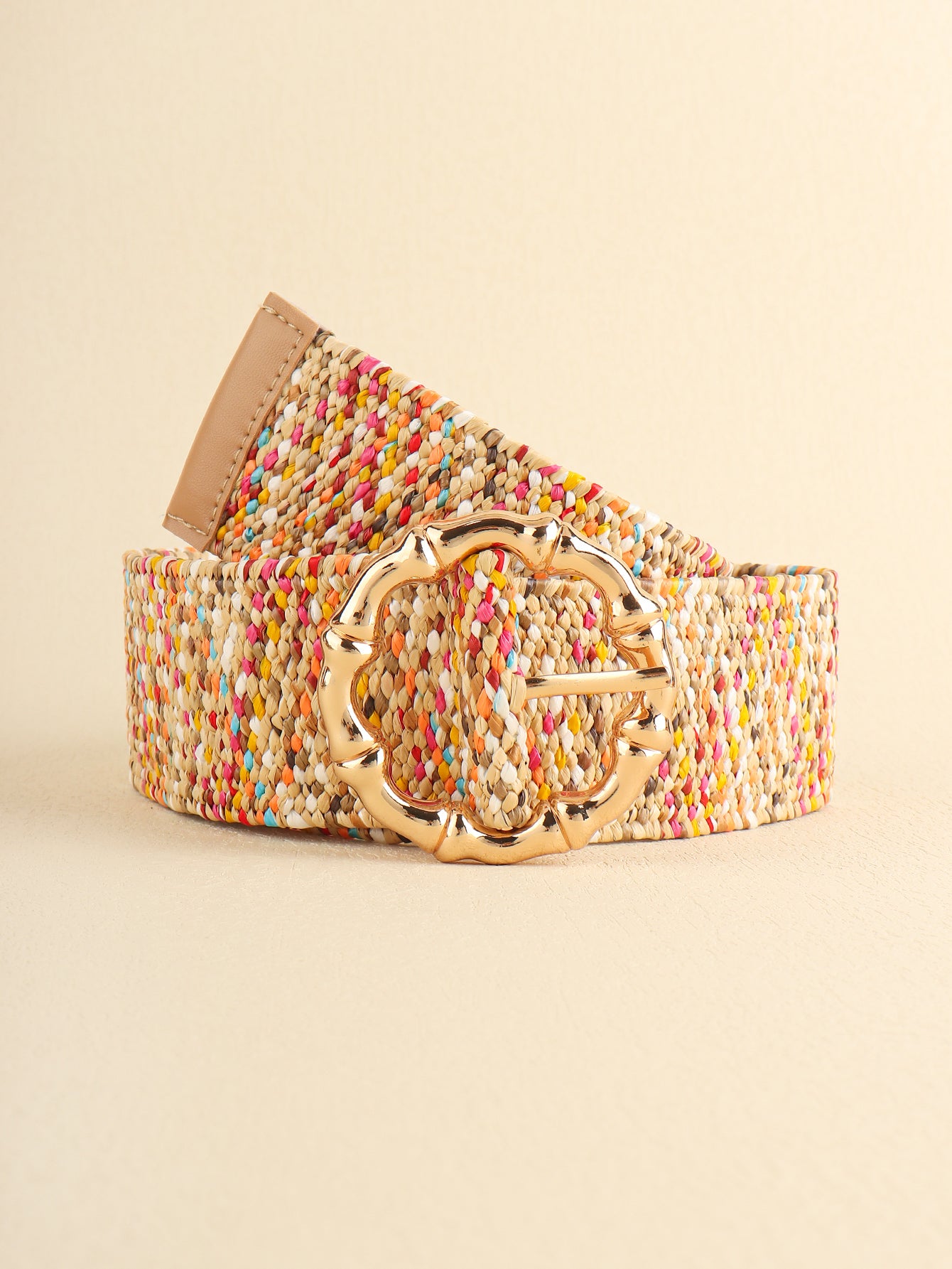 Tropics Woven Multicolored Belt