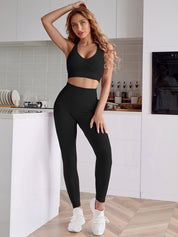 On The Run Sport Tank and Leggings Set