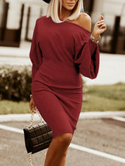 Jessica Off-Shoulder Sweater Dress