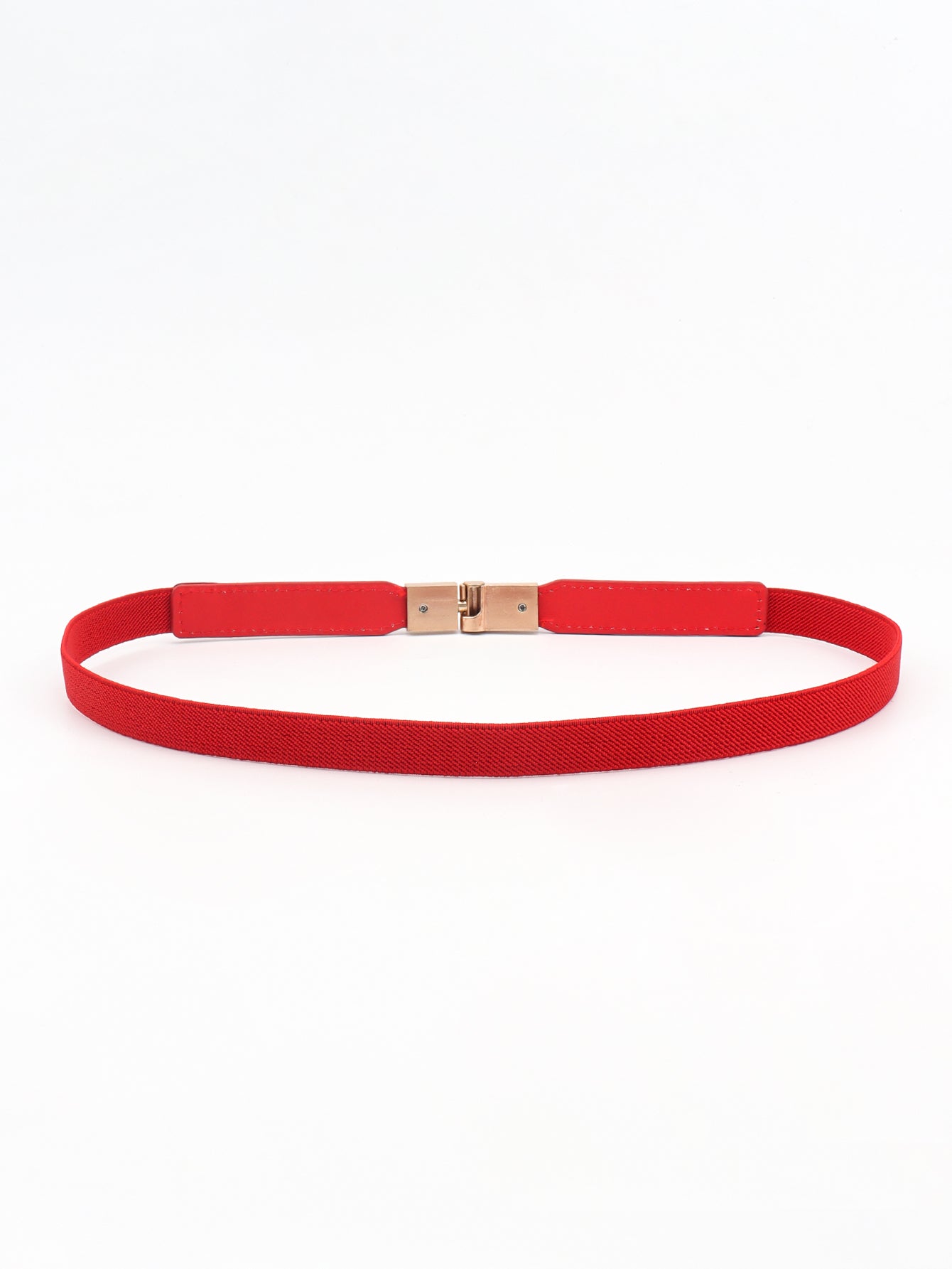Less is More Faux Leather Stretch Skinny Belt