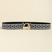Classic Toggle Clasp Elastic Belt