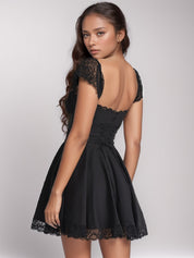 Lily Cap Sleeve Mini Dress