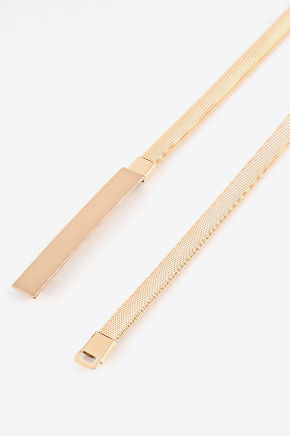 Slimline Stretch Metal Skinny Belt