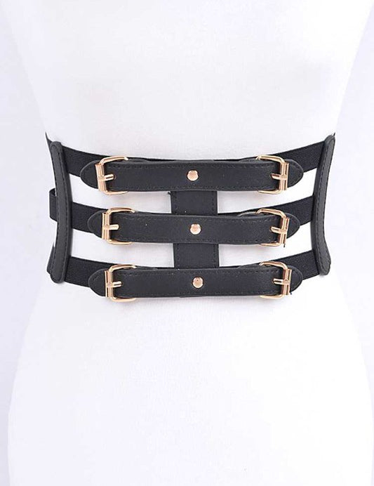 Multistrap Stretch Corset Belt | Twilight Kisses