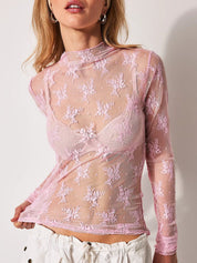 Tribecca Mock Neck Blouse