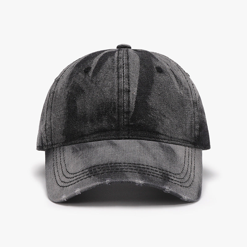 Distressed Cotton Baseball Cap