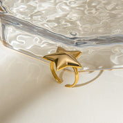 18K Gold-Plated Adjustable Star Ring