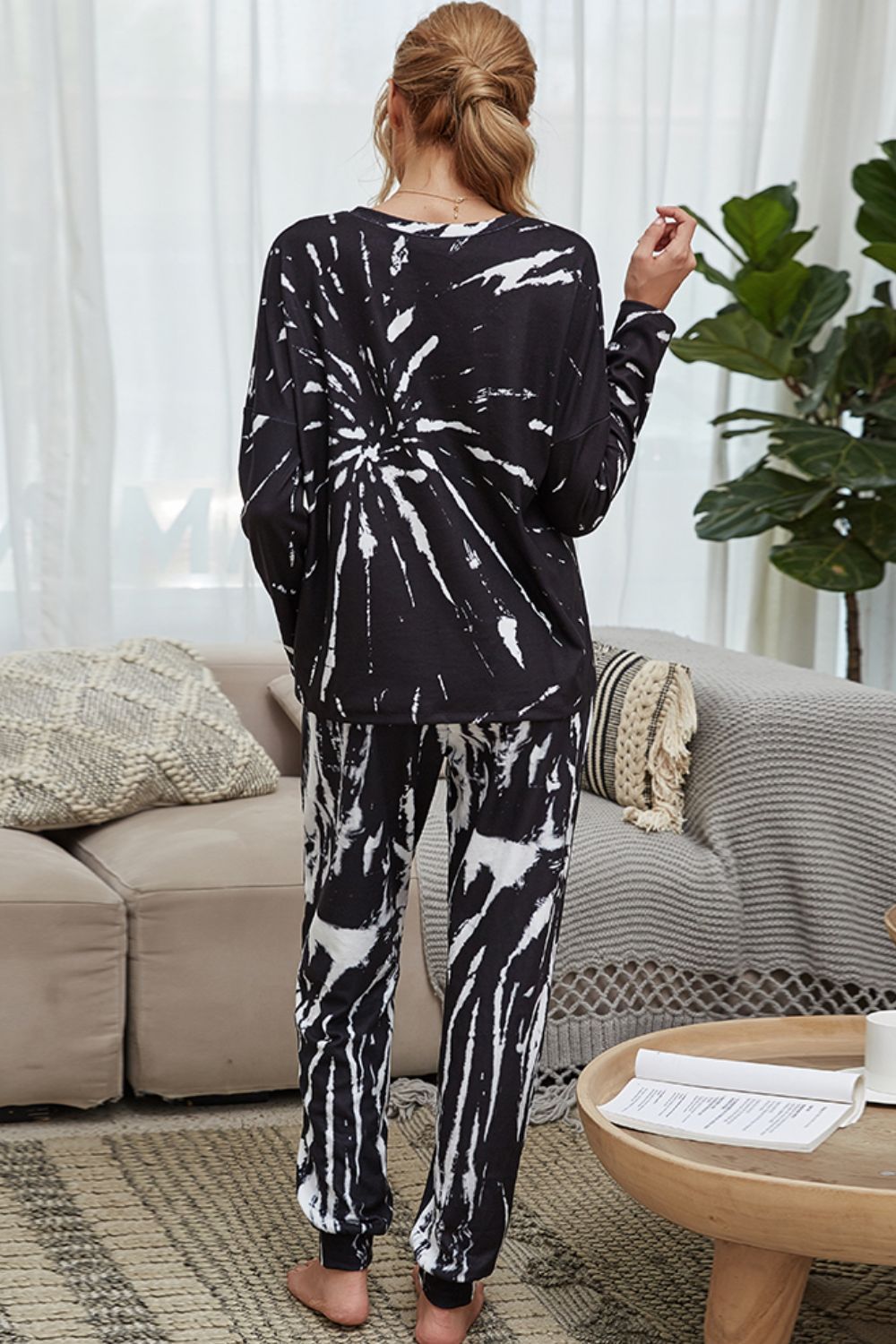 Stellar Tie-Dye Top and Joggers Lounge Set