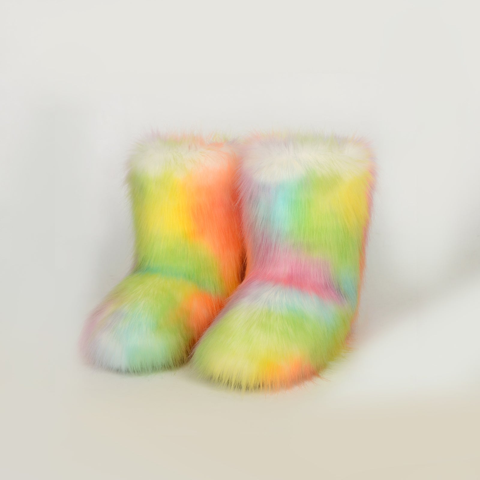 Snowbelle Fuzzy Platform Boots