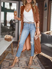 Amsterdam Velvet Longline Blazer