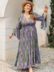 Newport Flared Sleeve Maxi Dress