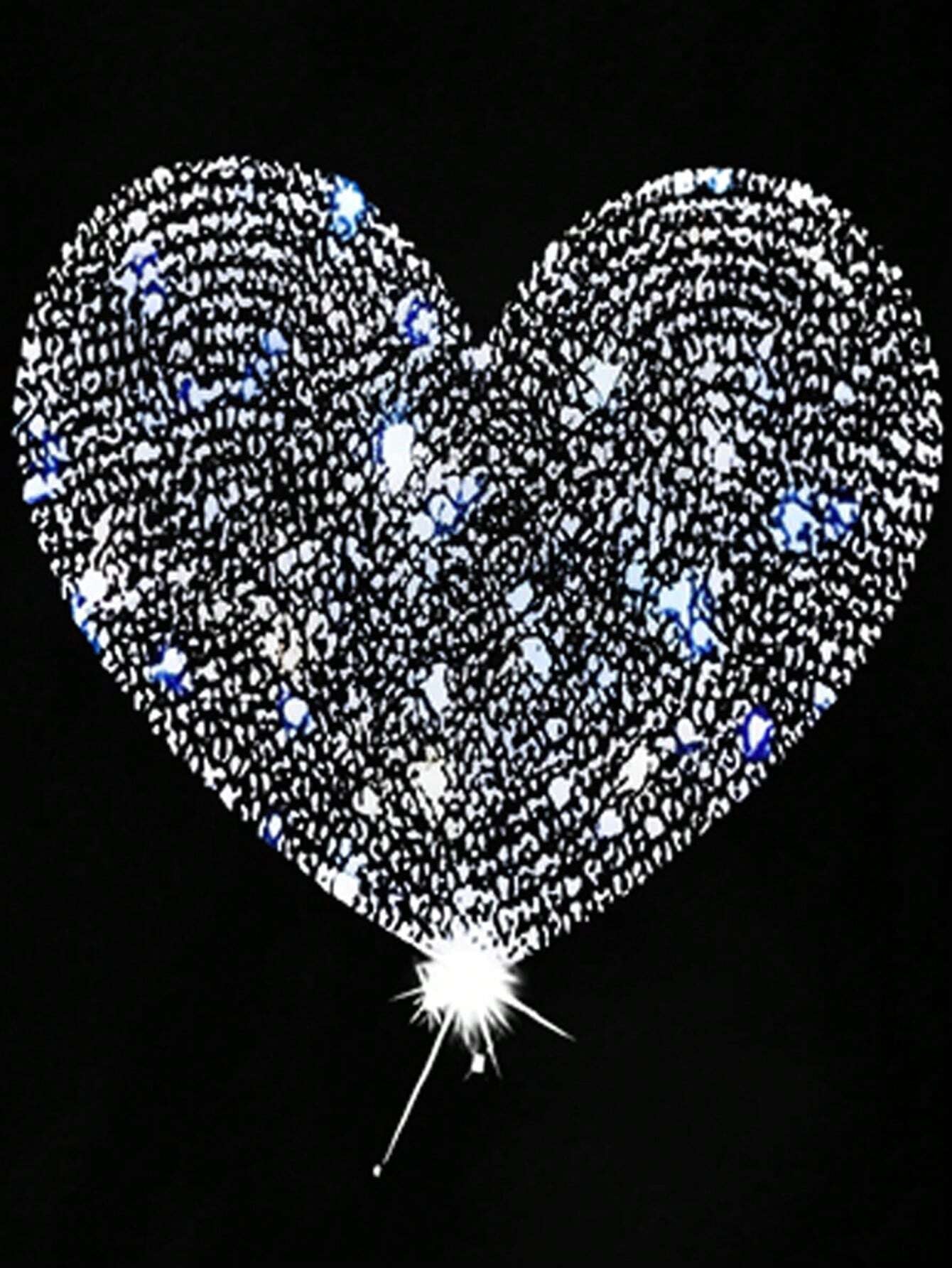 All that Glitters Heart Graphic T-Shirt