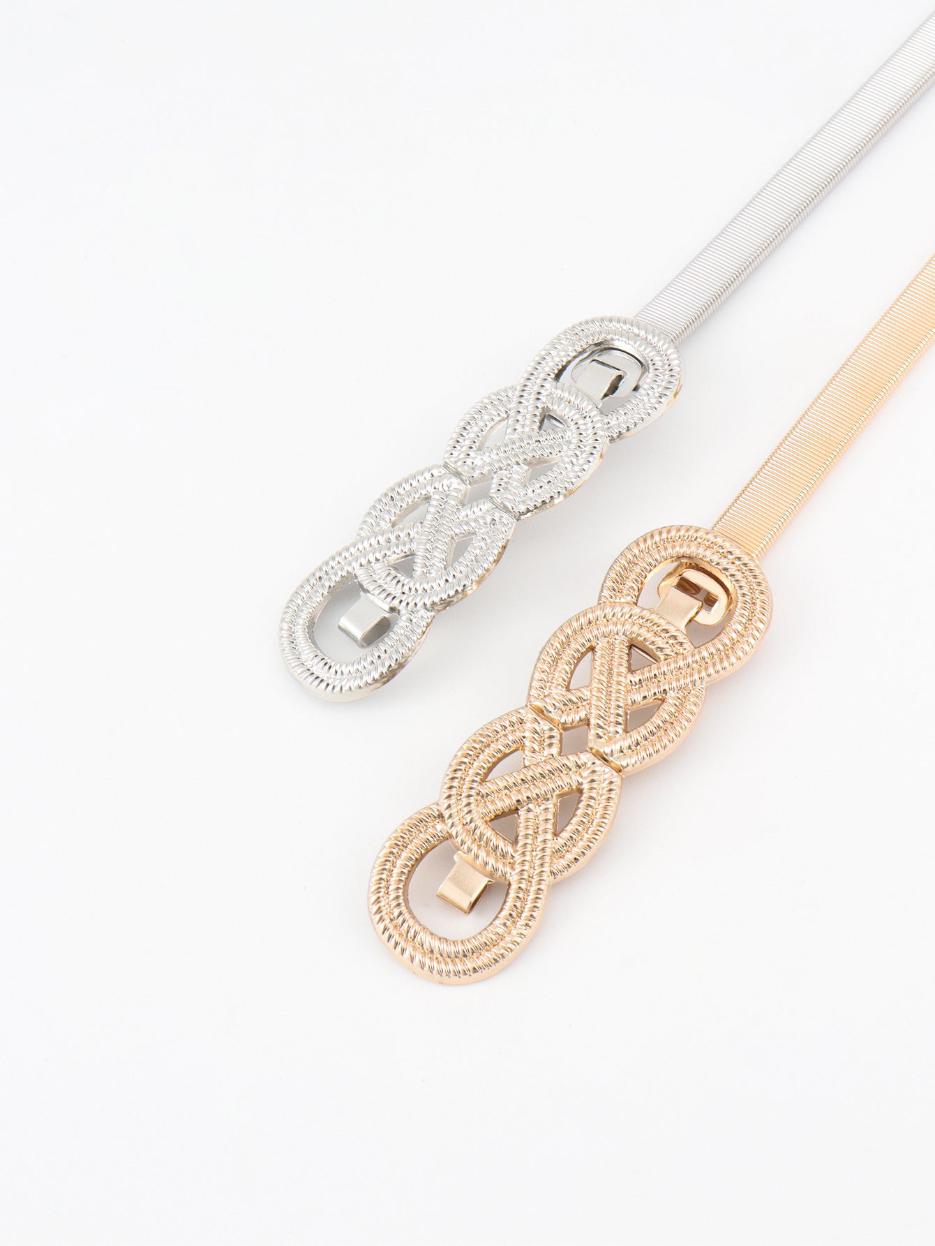 Infinity Knot Stretch Metal Belt
