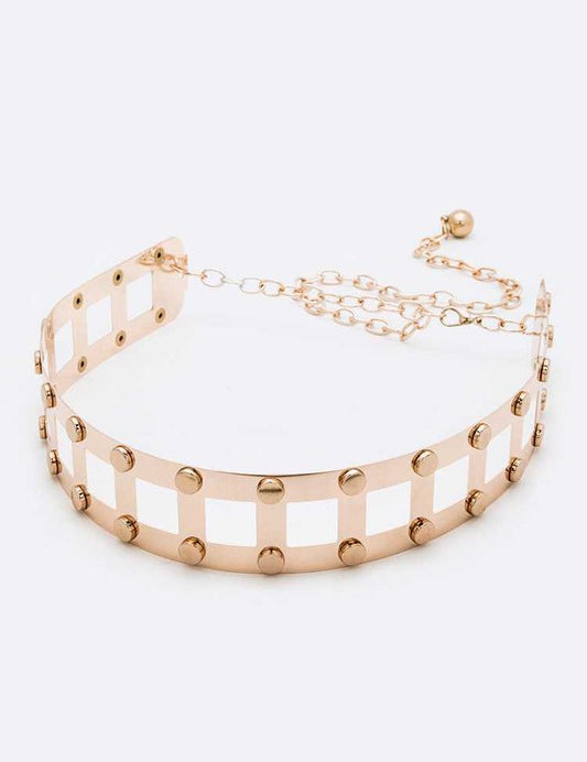 Metal Corset Structure Chain Belt | Twilight Kisses