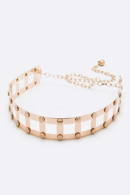 Metal Corset Structure Chain Belt | Twilight Kisses