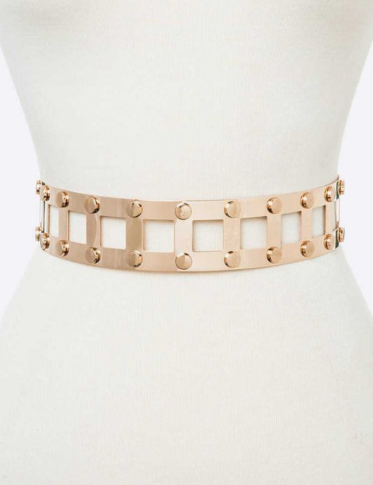 Metal Corset Structure Chain Belt | Twilight Kisses