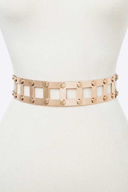 Metal Corset Structure Chain Belt | Twilight Kisses