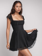 Lily Cap Sleeve Mini Dress
