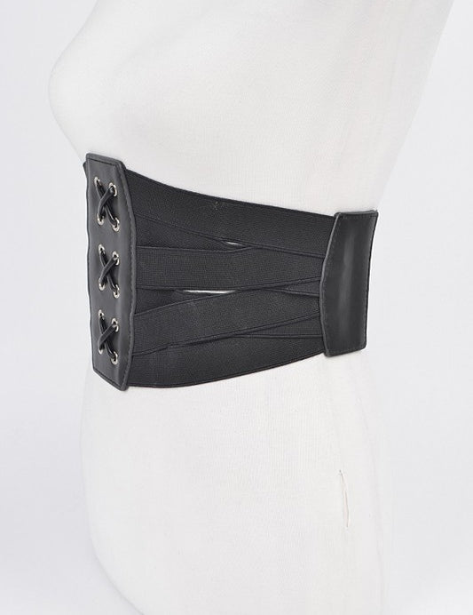 Faux Leather Lacing Corset Belt | Twilight Kisses