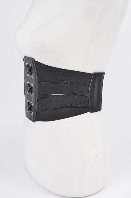 Faux Leather Lacing Corset Belt | Twilight Kisses