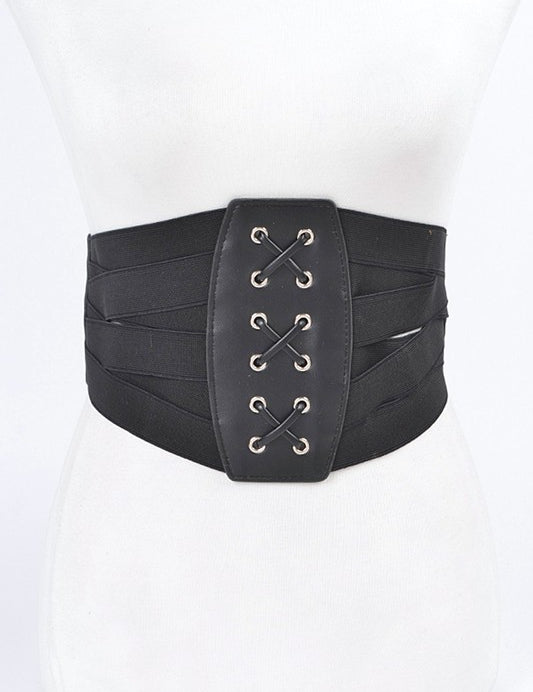 Faux Leather Lacing Corset Belt | Twilight Kisses