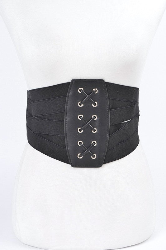 Faux Leather Lacing Corset Belt | Twilight Kisses
