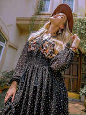 Ojai Embroidered Maxi Dress