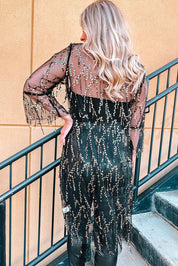 Dazzle Sequin Sheer Cardigan