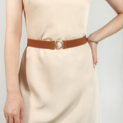 Classic Toggle Clasp Elastic Belt