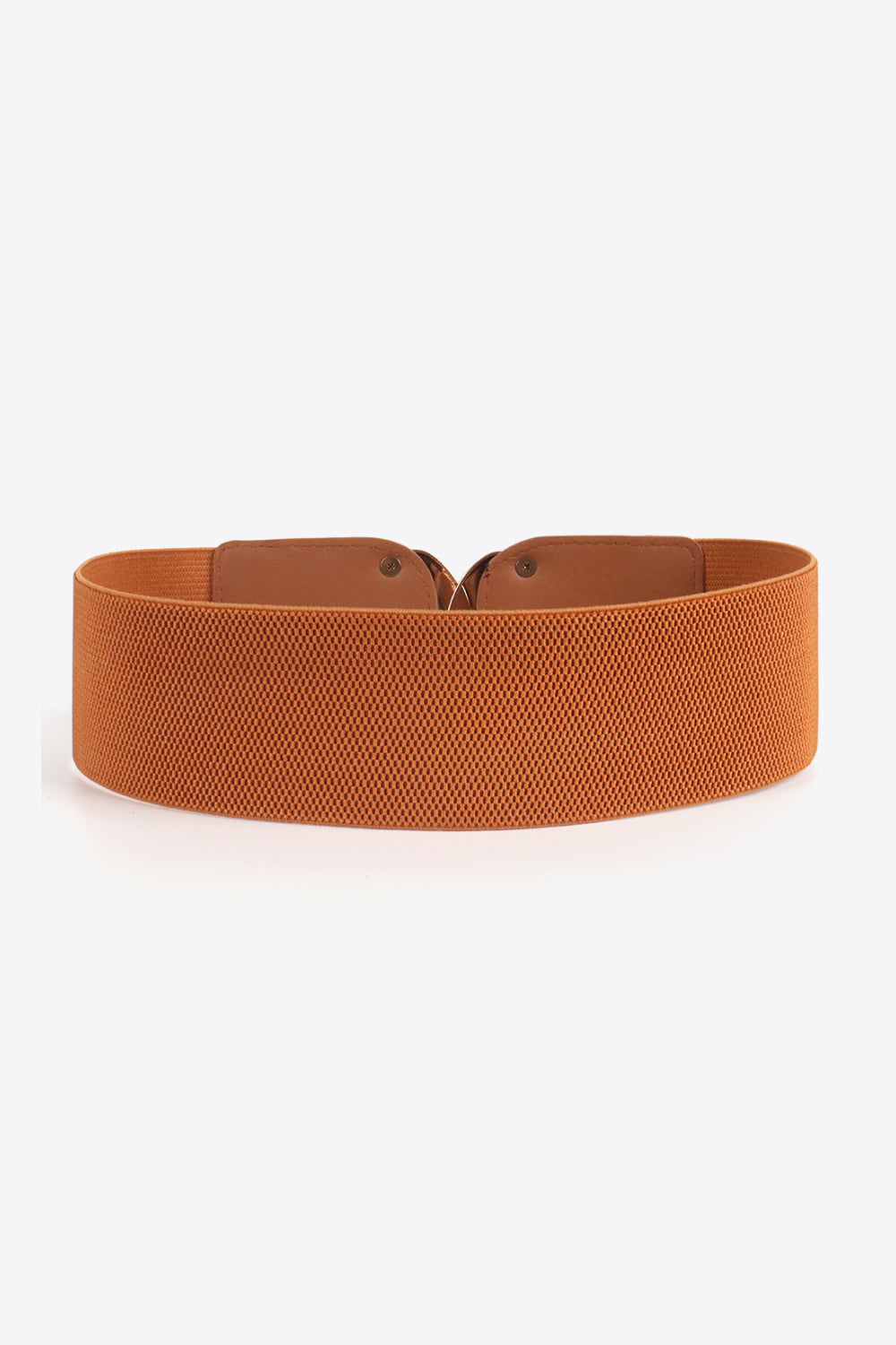 Double D Buckle Faux Leather Belt