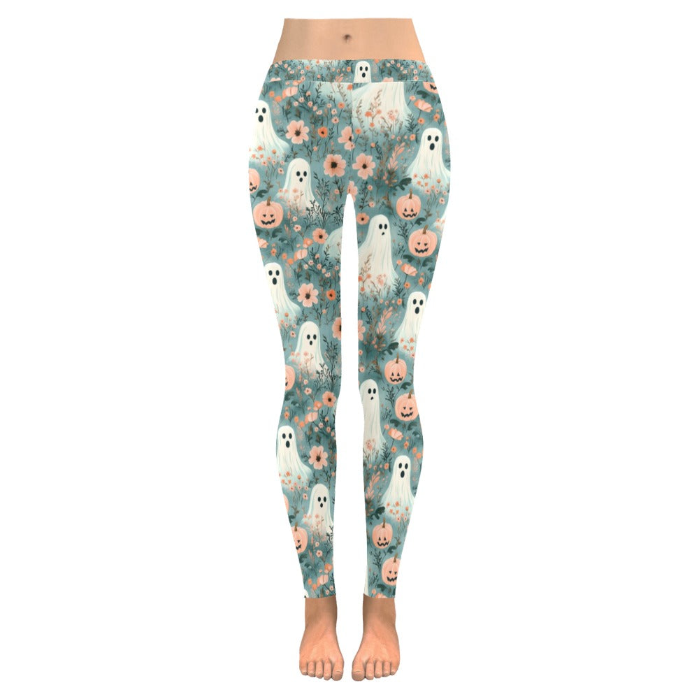Ghosts Pumpkins TK Exclusive Seamless Leggings | Twilight Kisses