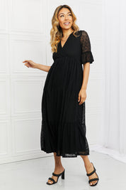 Dark and Lovely Lace Overlay Dress